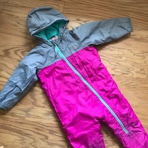 North face snowsuit - 2T
